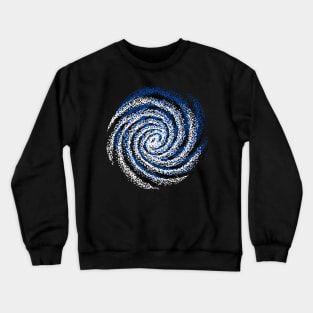 Spiral Swirl Space Crewneck Sweatshirt